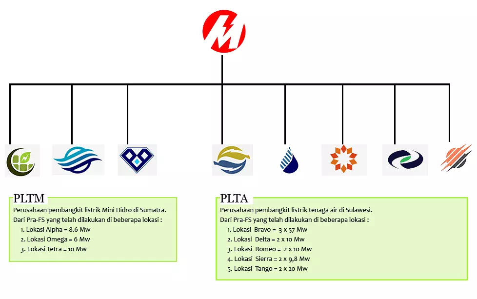 Company Holding Structure PT Mega Hidro Energi Indonesia