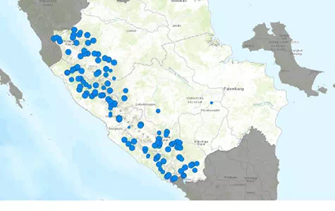 The potential of hydropower in  Bengkulu