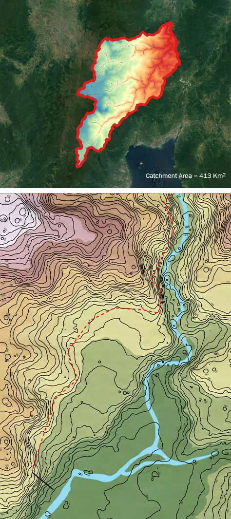romeo Hydropower plant Catchment Area .